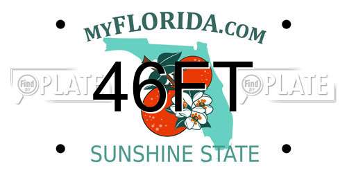 46FT Florida License Plate