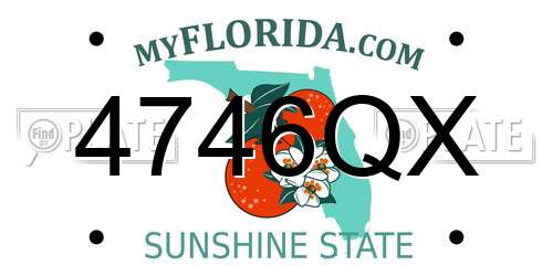4746QX Florida License Plate