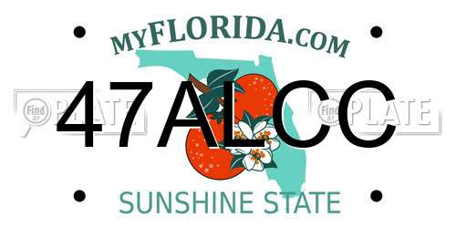 47ALCC Florida License Plate