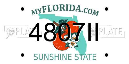 4807II Florida License Plate