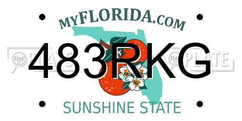 483RKG Florida License Plate