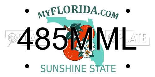 485MML Florida License Plate