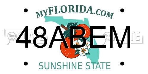 48ABEM Florida License Plate