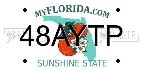 48AYTP Florida License Plate