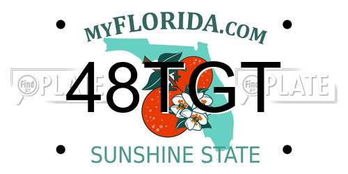 48TGT Florida License Plate