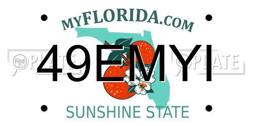 49EMYI Florida License Plate