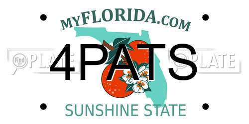 4PATS Florida License Plate