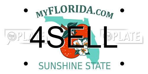 4SELL Florida License Plate