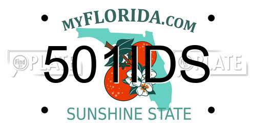 501IDS Florida License Plate