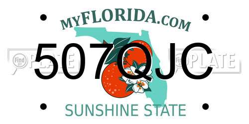 507QJC Florida License Plate