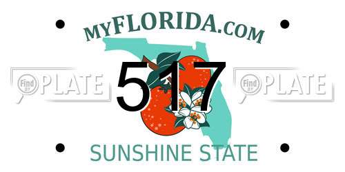517 Florida License Plate