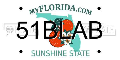 51BLAB Florida License Plate