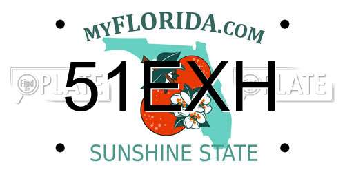 51EXH Florida License Plate