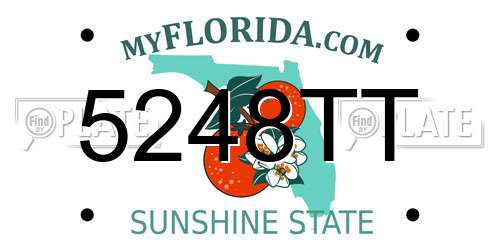 5248TT Florida License Plate