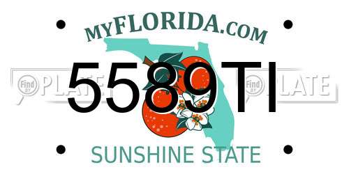 5589TI Florida License Plate