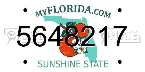 5648217 Florida License Plate