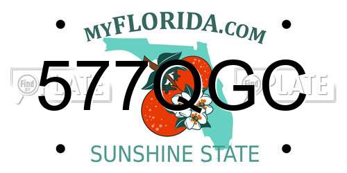 577QGC Florida License Plate