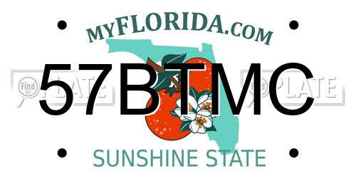 57BTMC Florida License Plate