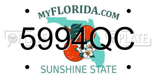 5994QC Florida License Plate