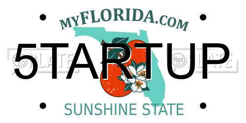 5TARTUP Florida License Plate