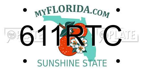 611RTC Florida License Plate