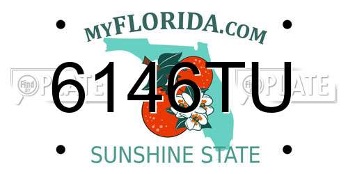 6146TU Florida License Plate