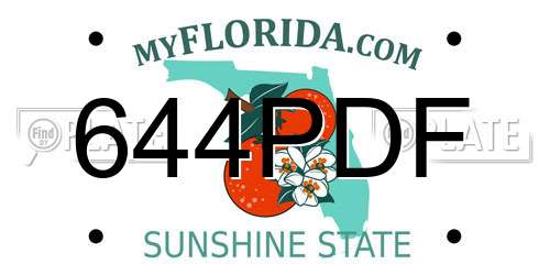 644PDF Florida License Plate
