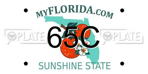 65C Florida License Plate