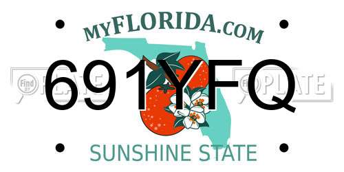 691YFQ Florida License Plate