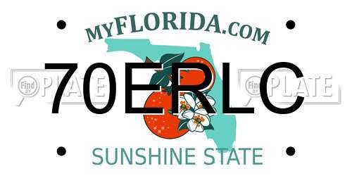 70ERLC Florida License Plate