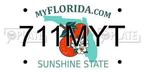 711MYT Florida License Plate