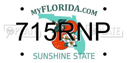 715RNP Florida License Plate