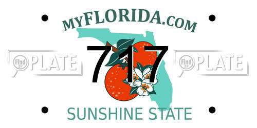 717 Florida License Plate