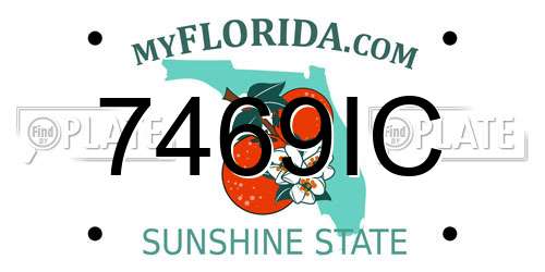 7469IC Florida License Plate