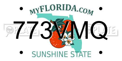 773VMQ Florida License Plate