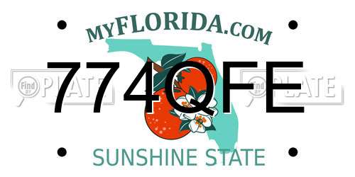 774QFE Florida License Plate