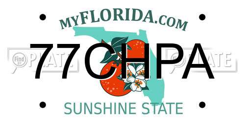 77CHPA Florida License Plate