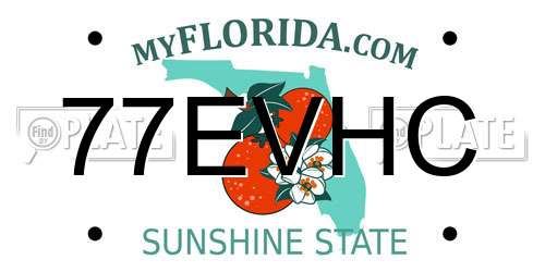 77EVHC Florida License Plate