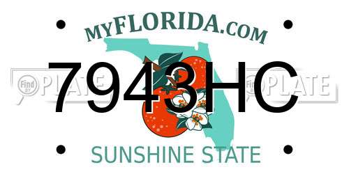 7943HC Florida License Plate