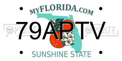 79APTV Florida License Plate