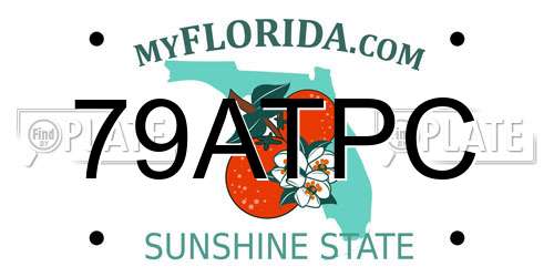 79ATPC Florida License Plate