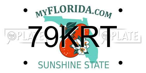 79KRT Florida License Plate