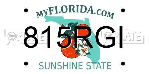 815RGI Florida License Plate