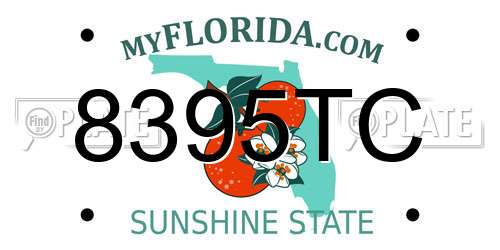 8395TC Florida License Plate