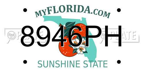 8946PH Florida License Plate