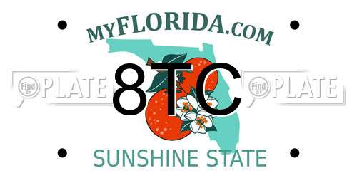 8TC Florida License Plate