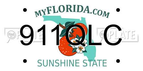 911QLC Florida License Plate