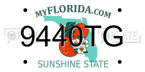 9440TG Florida License Plate