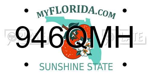 946QMH Florida License Plate