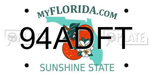 94ADFT Florida License Plate